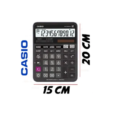 Casio Dj-120 Masa Üstü Hesap Makinası 300 Steps Check 12 Digit
