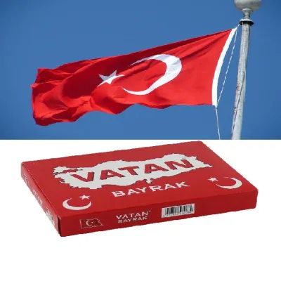 Vatan 150x225 cm Alpaka Bayrak  1. Kalite       