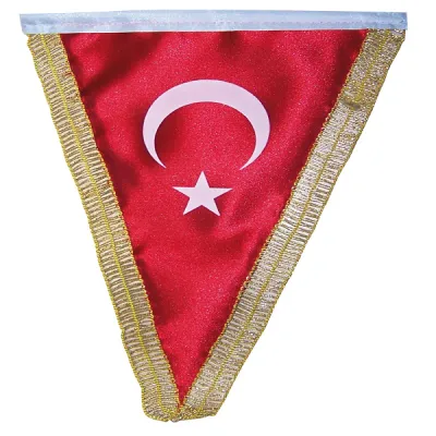 VATAN  ÜÇGEN SİMLİ 15x22.5 MASA BAYRAĞI