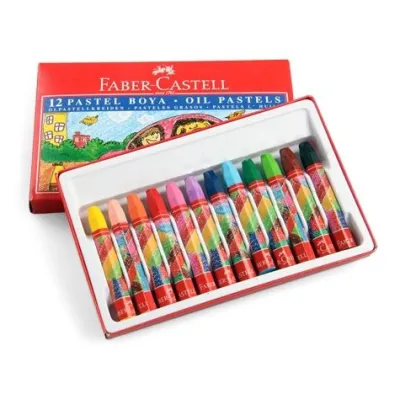 Faber Castell Karton Kutu Pastel Boya 12 Renk
