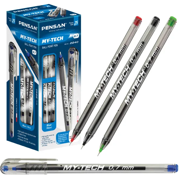 Pensan My-Tech 0.7mm Tükenmez Kalem Siyah