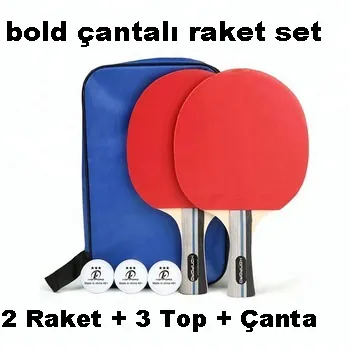 Bold Masa Tenisi öZEL Çantalı (2 Raket + 3 Top )