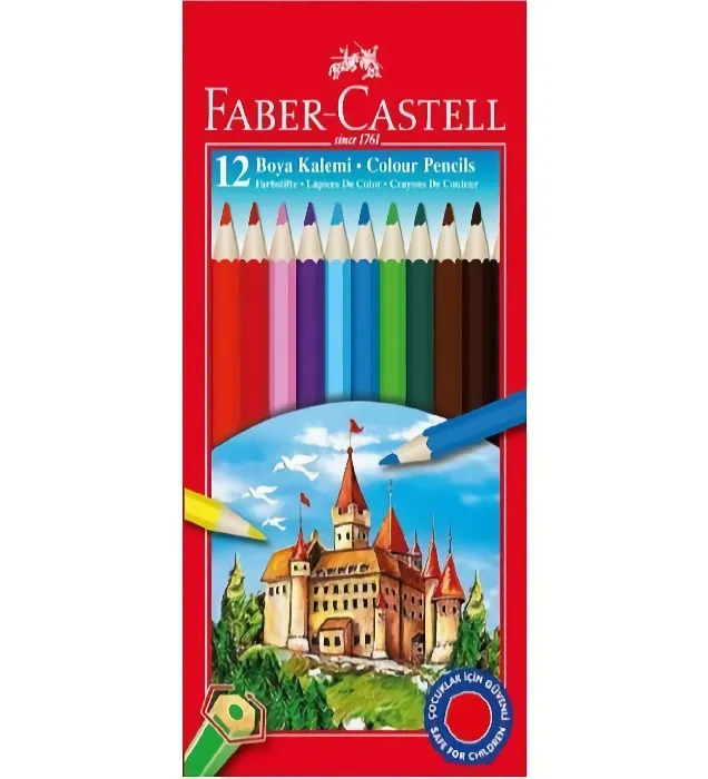 Faber Kuru Boya 12'li Tamboy 